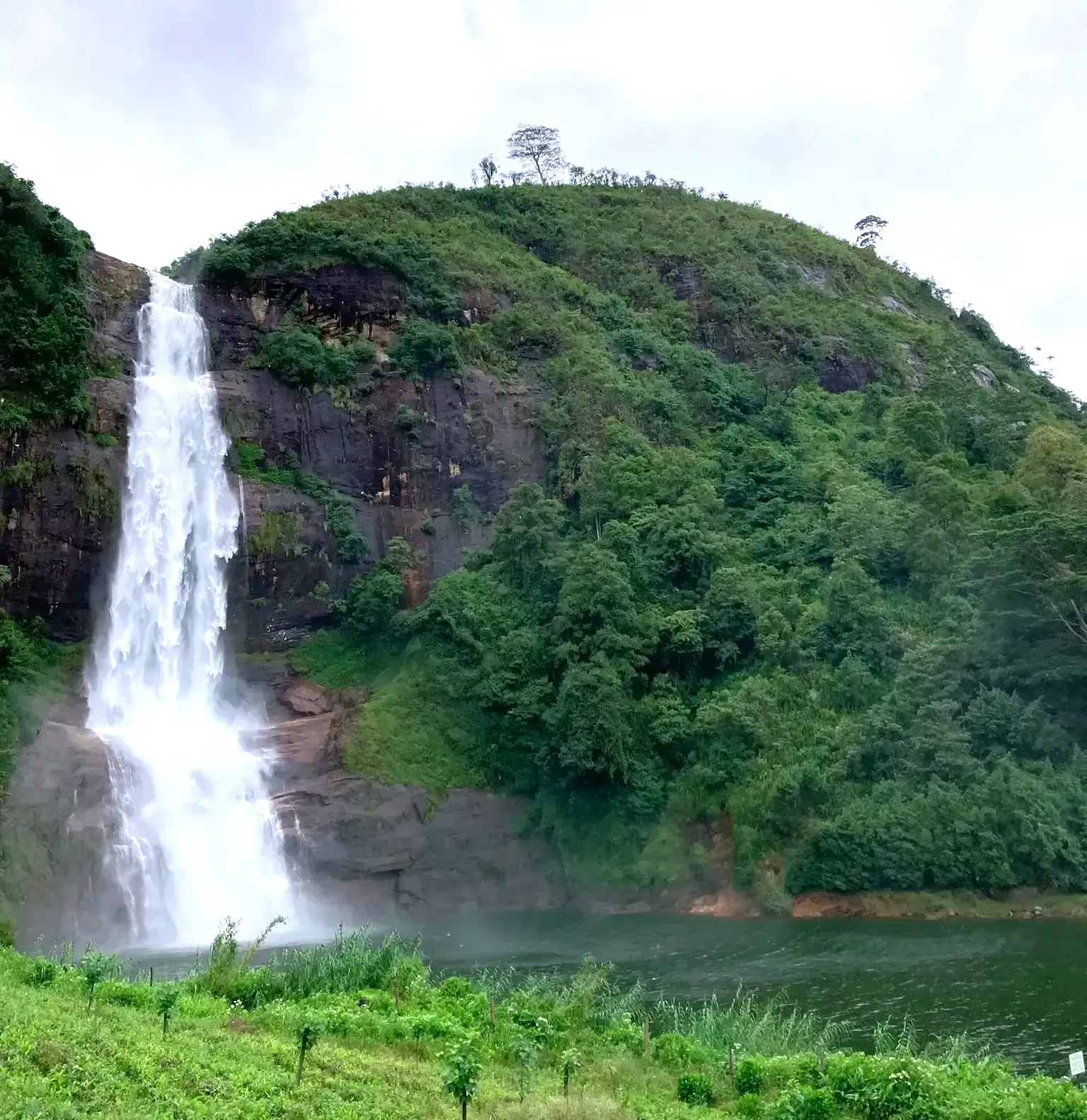 Gartmore Falls in Maskeliya Sri Lanka